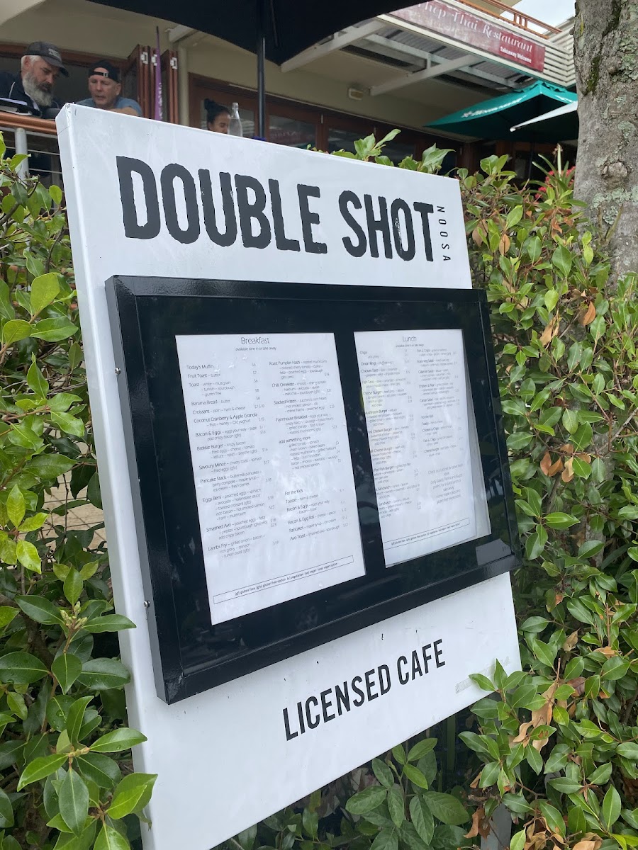 Double Shot Noosa Photo Menu 4