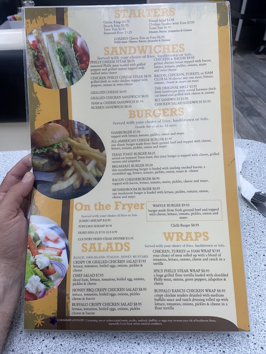 Waffle and Pancake House Photo Menu 3