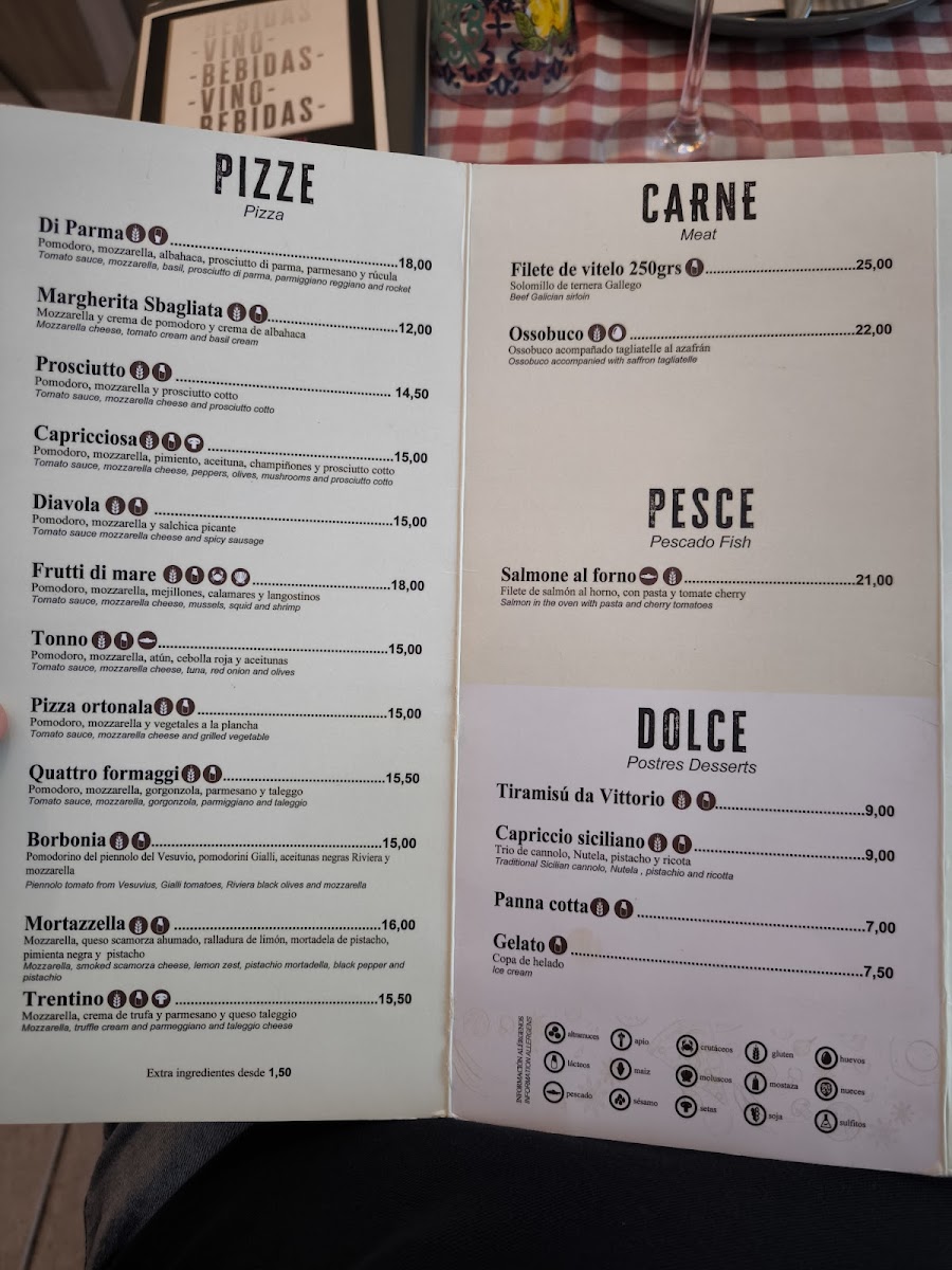 Restaurante Davittorio Calpe Photo Menu 2