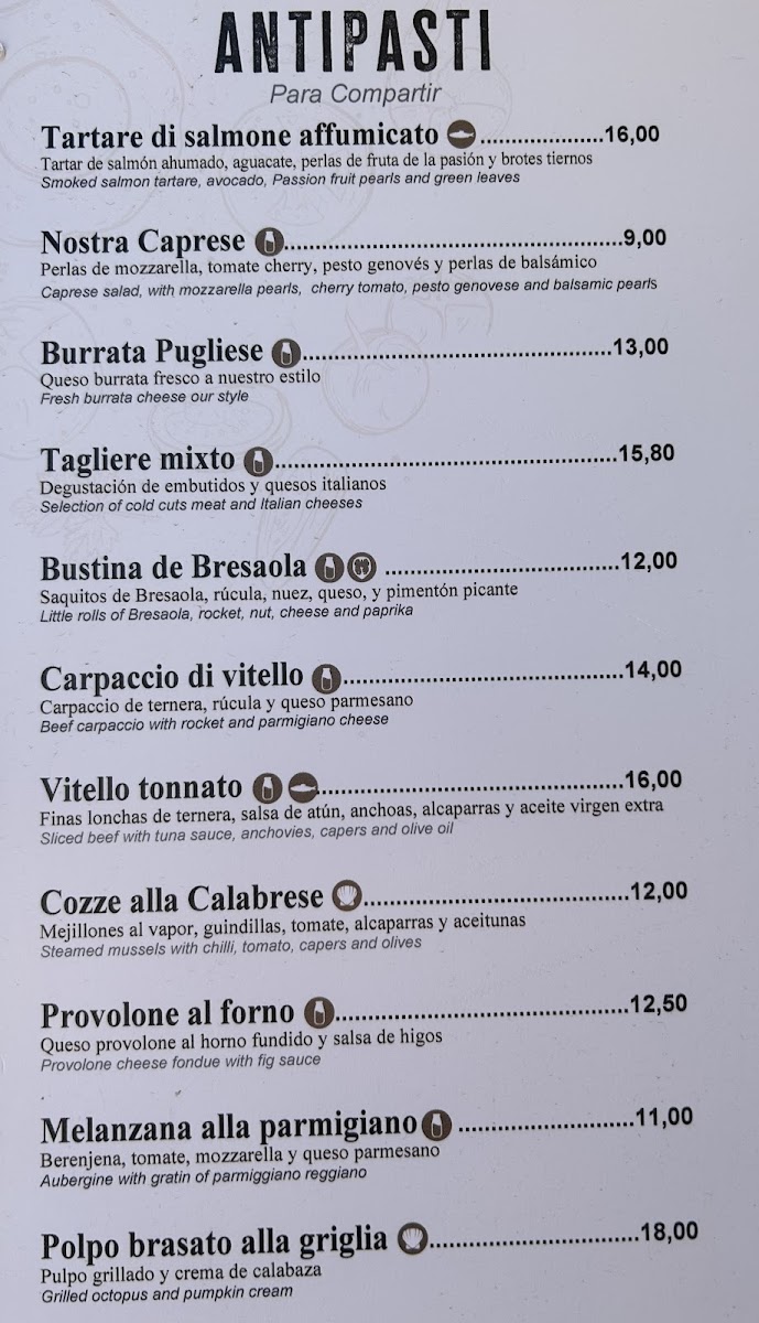 Restaurante Davittorio Calpe Photo Menu 6