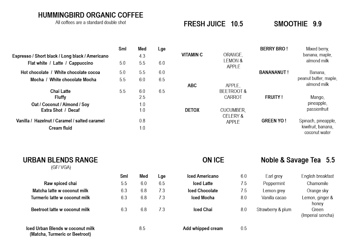 Scout Cafe Photo Menu 5