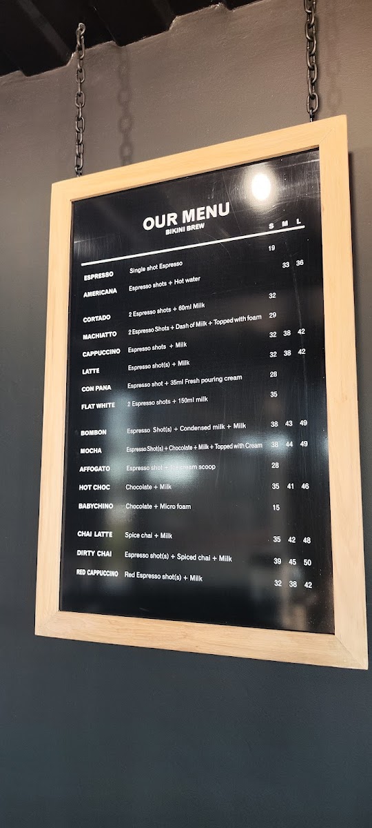 Bikini brew Photo Menu 2