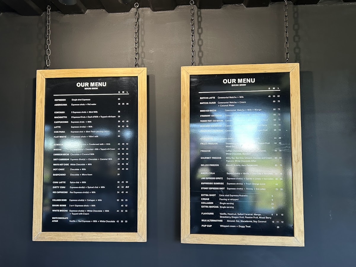 Bikini brew Photo Menu 5