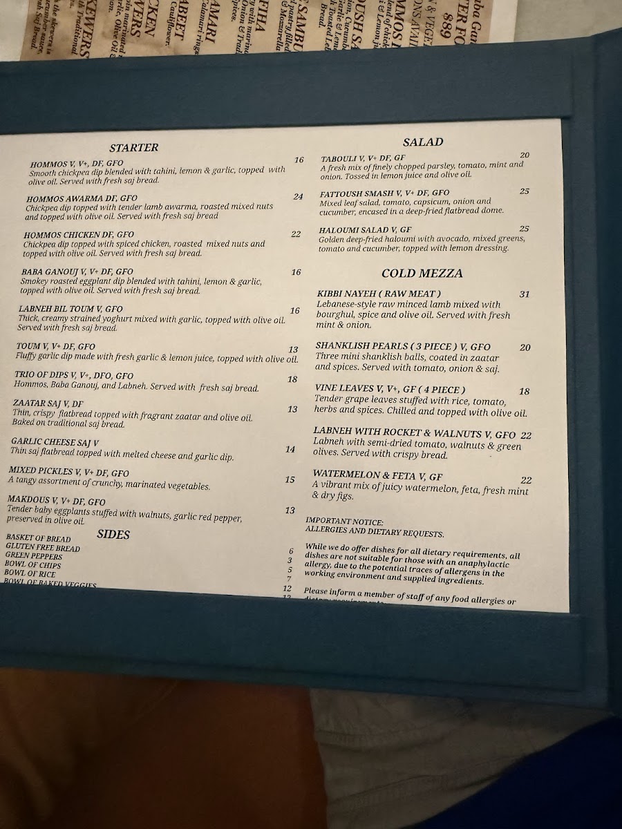 Ahmet's Turkish Restaurant Photo Menu 8