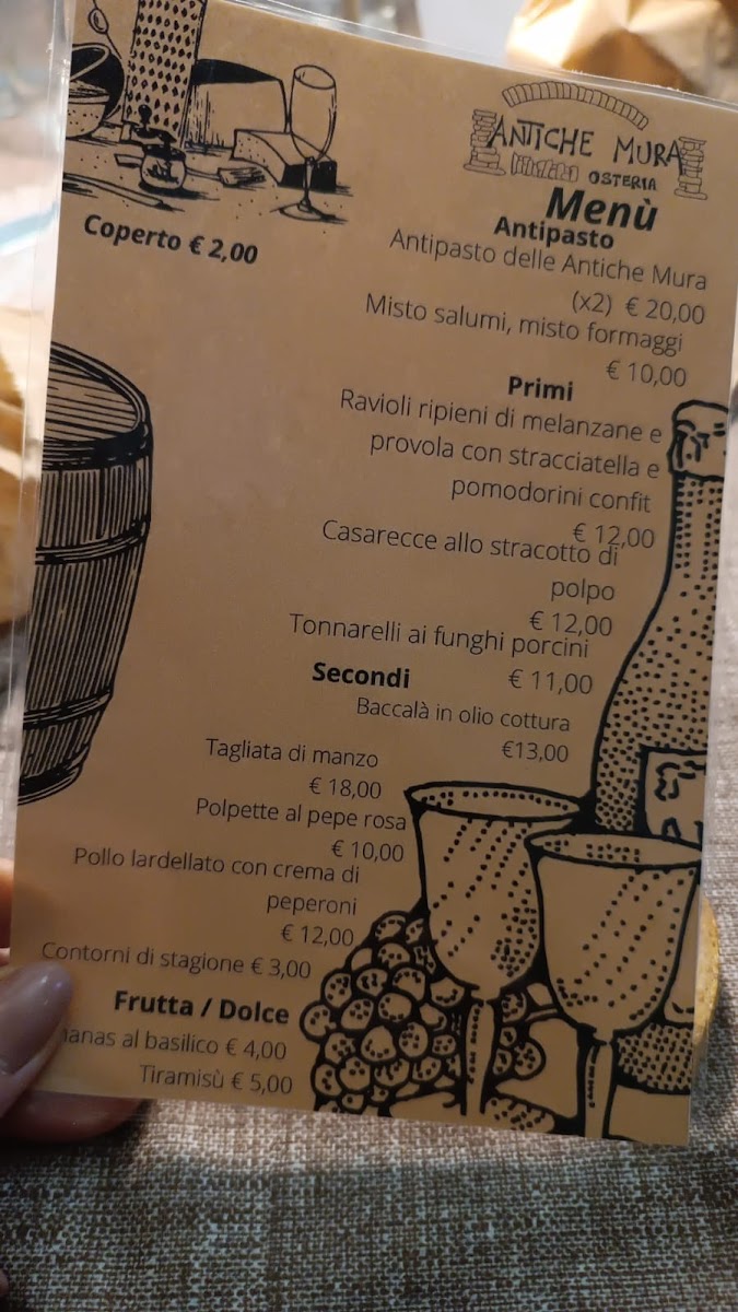 Osteria Antiche Mura Photo Menu 1