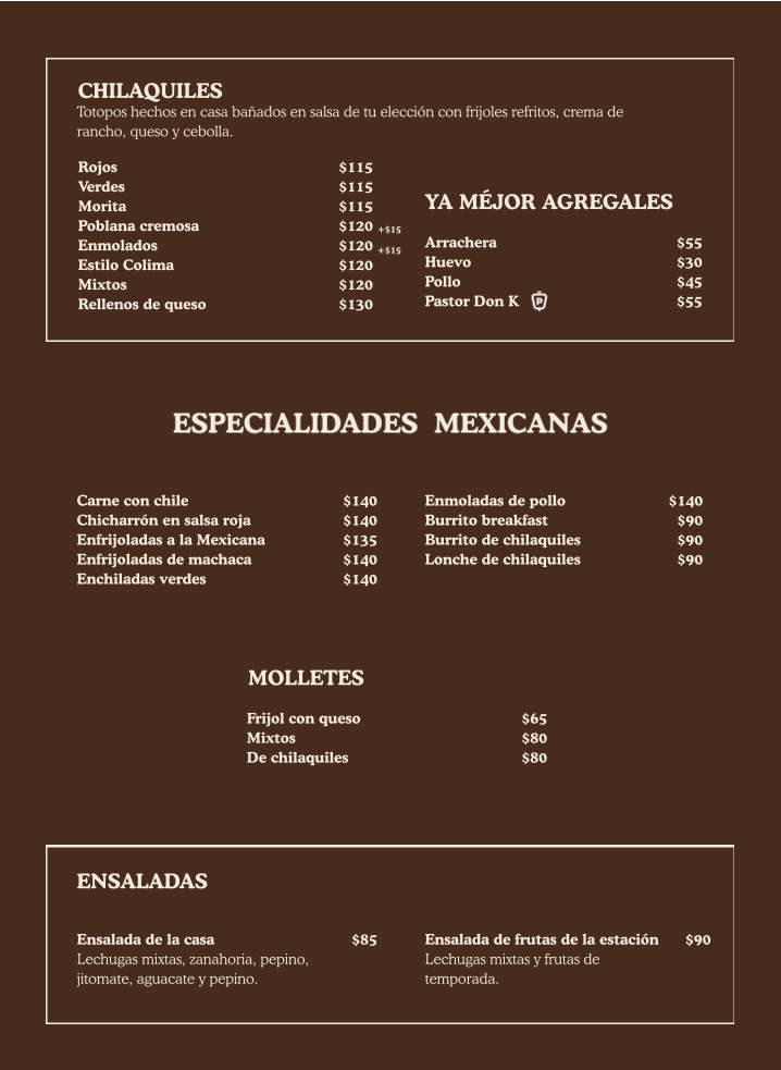 Tostei Desayunos & Café Photo Menu 3