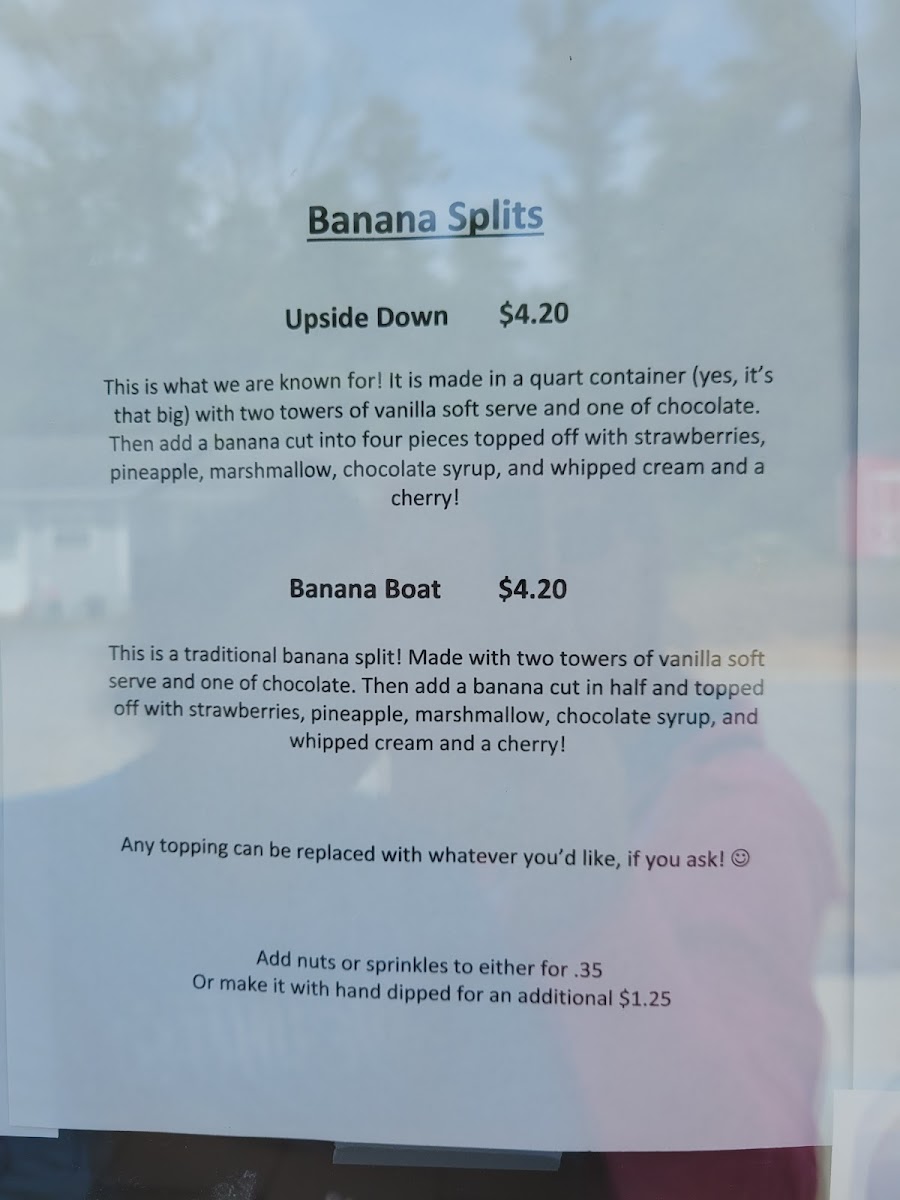 The Lincoln Highway Creamery Photo Menu 2
