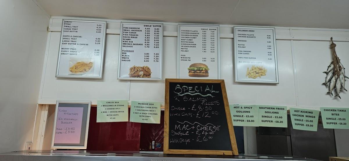 Robin's Fish & Chip Shop Photo Menu 3