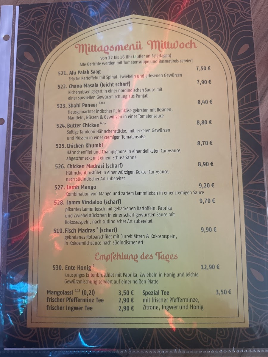 Punjabi Indisches Restaurant Photo Menu 10