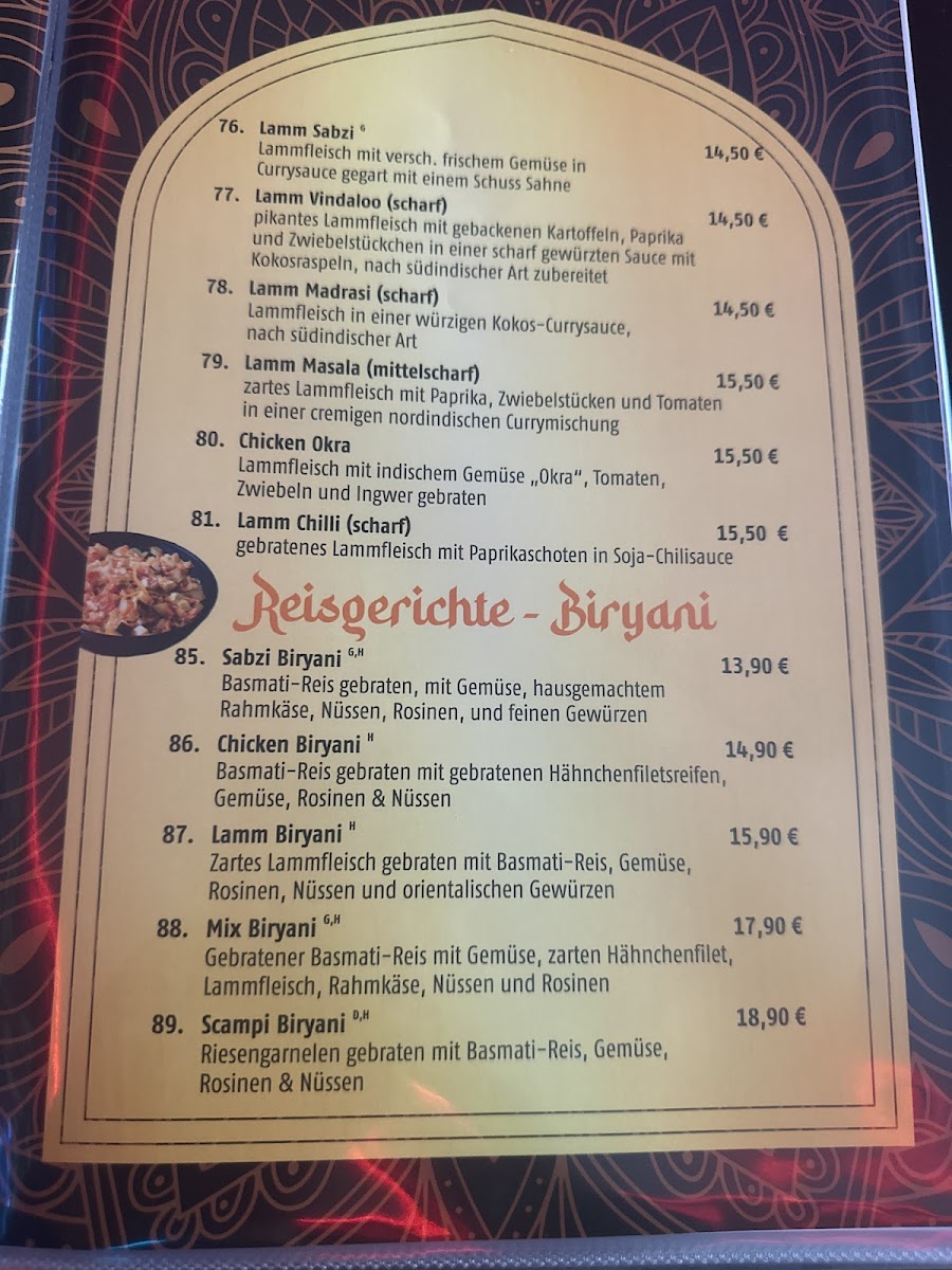 Punjabi Indisches Restaurant Photo Menu 5