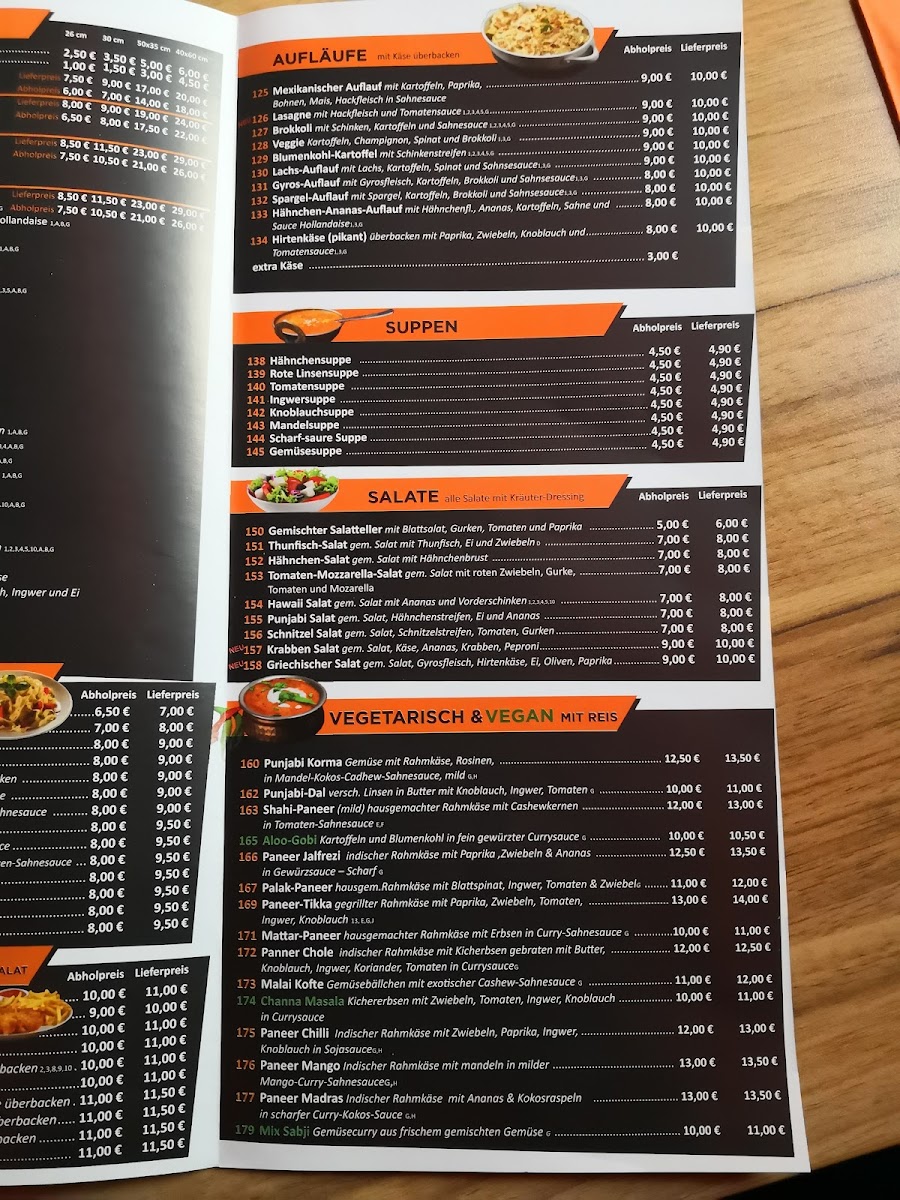 Punjabi Indisches Restaurant Photo Menu 8