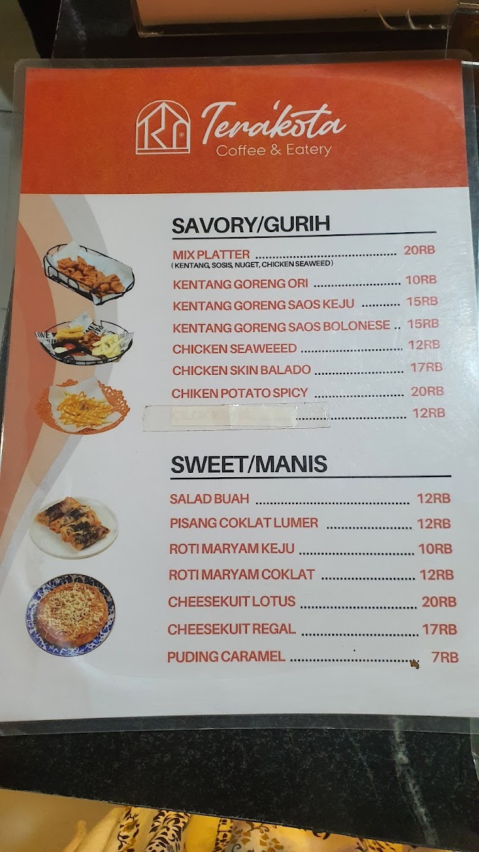 Terakota Coffee and Eatery Photo Menu 4