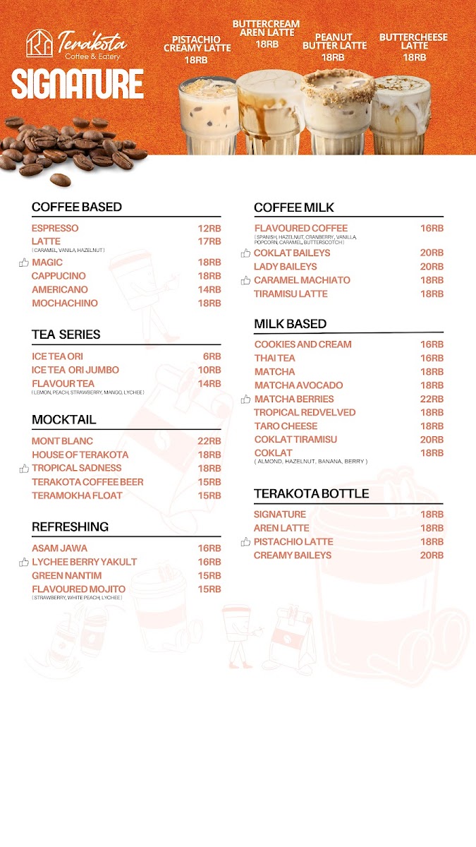 Terakota Coffee and Eatery Photo Menu 5