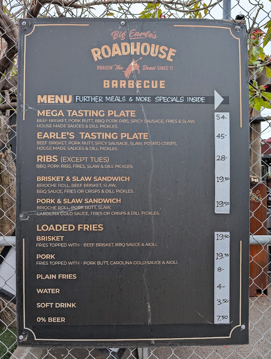 Big Earle's Roadhouse Barbecue Photo Menu 7