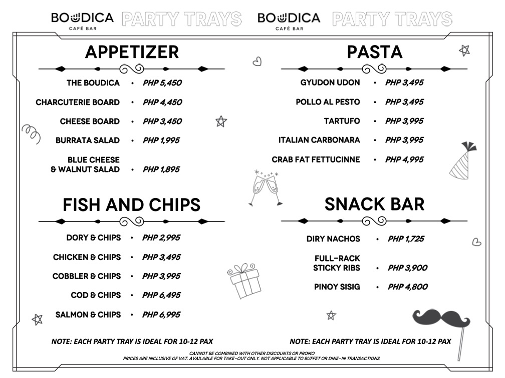 Boudica Café Bar - CityGolf Plaza Photo Menu 8