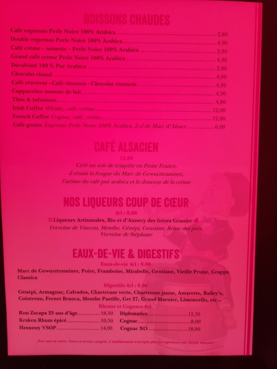 Taverne Fischer Photo Menu 1
