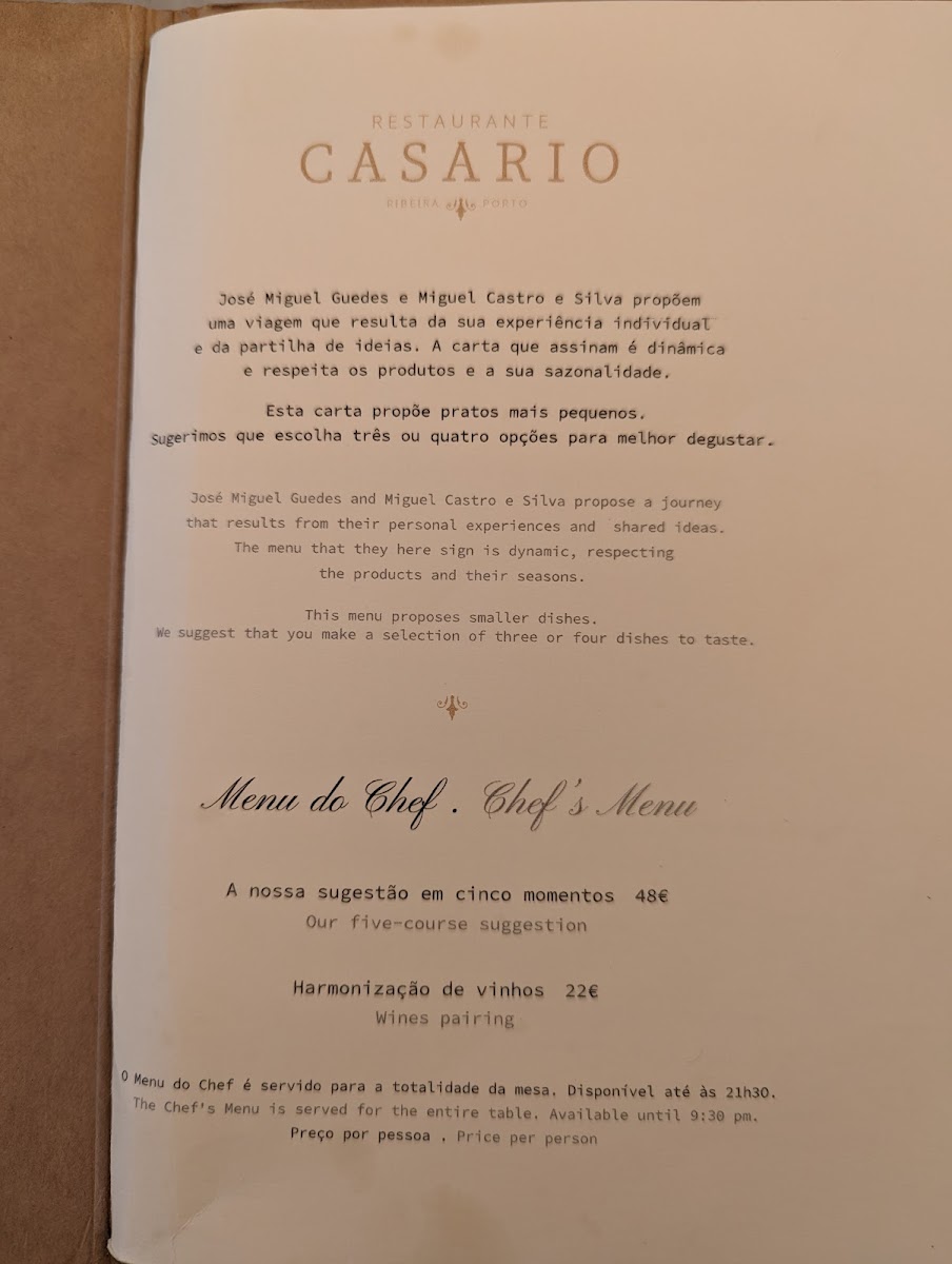 Restaurante Casario Photo Menu 9