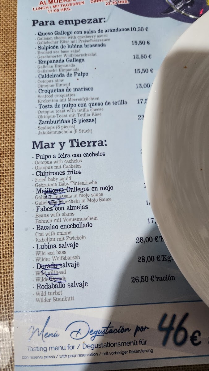 Furancho La Zapatería Photo Menu 10