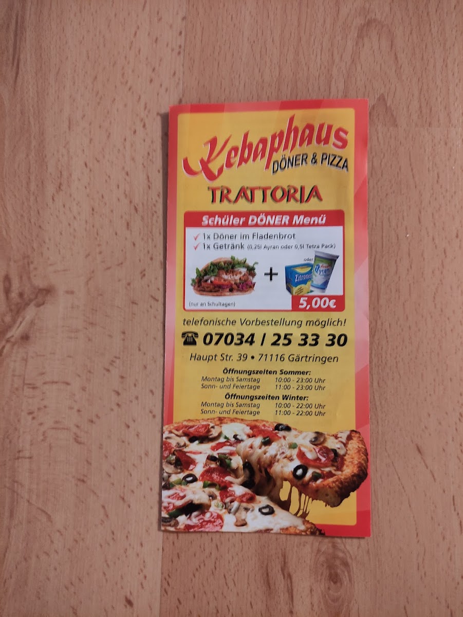 Kebaphaus/Trattoria Photo Menu 7