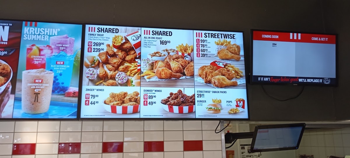 KFC Bredasdorp Photo Menu 1