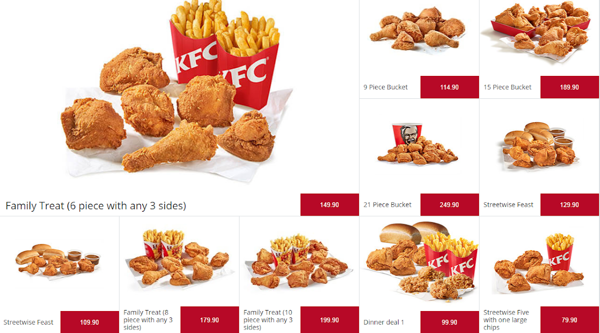 KFC Bredasdorp Photo Menu 2