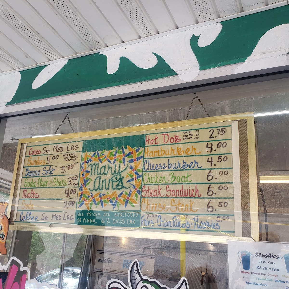 Maryann's Dairy Bar Photo Menu 3