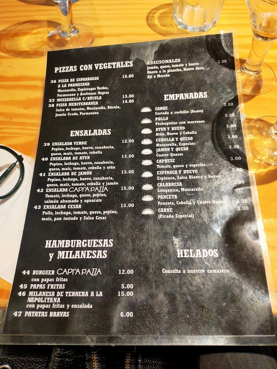 Cafe Bar Capra Pazza Photo Menu 6