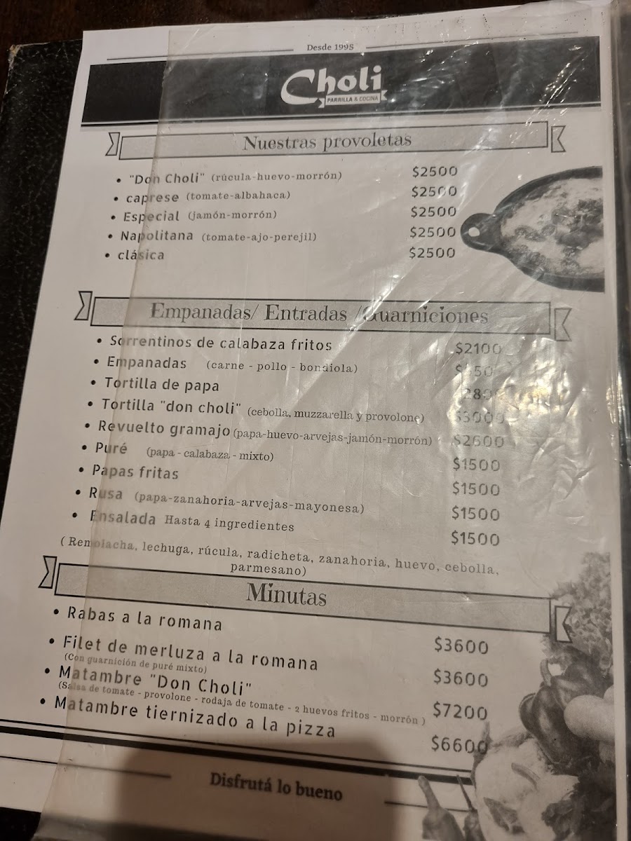 Parrilla Choli Photo Menu 2
