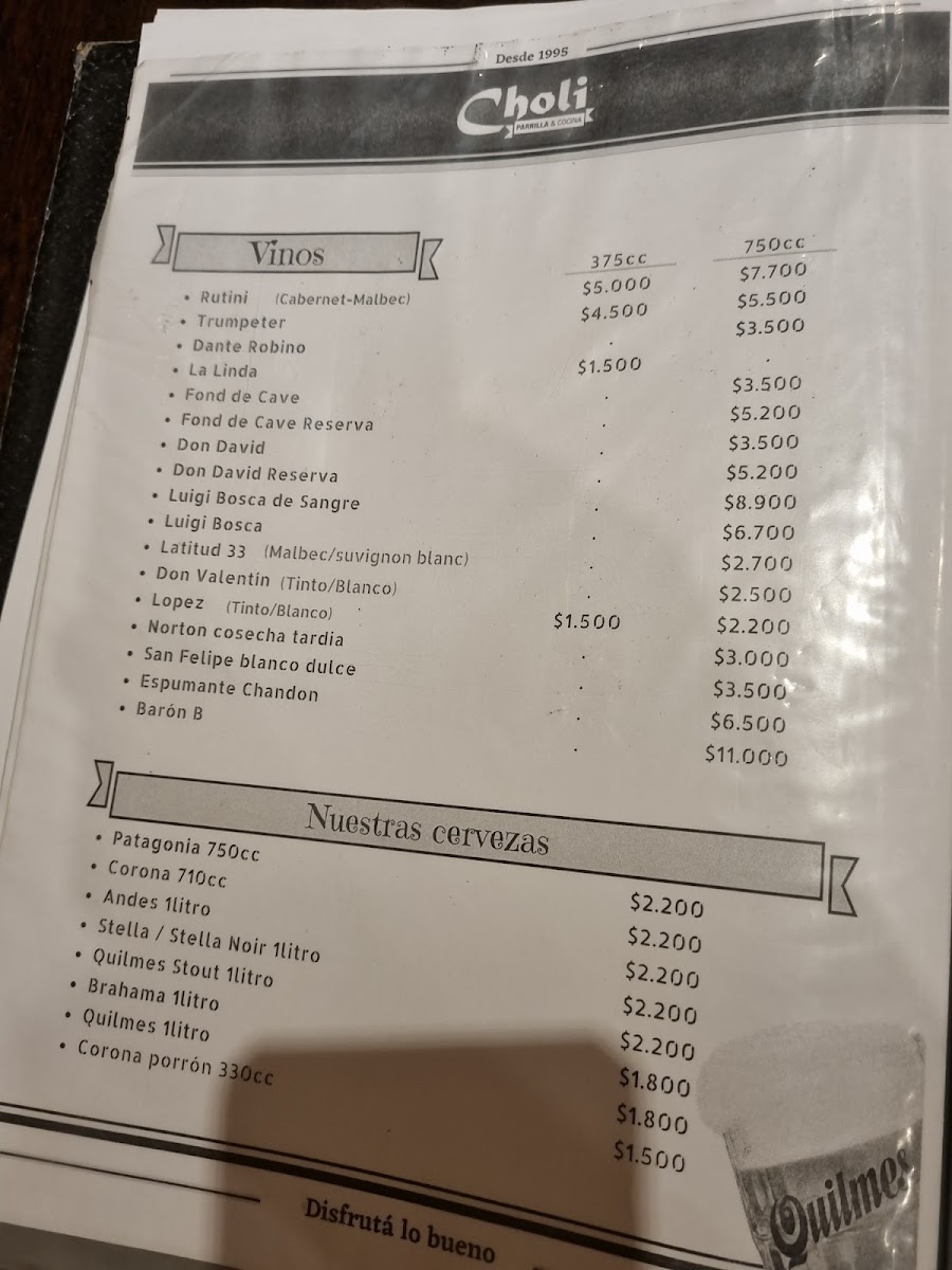 Parrilla Choli Photo Menu 4