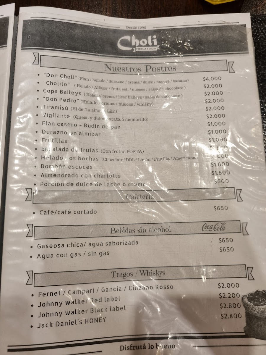 Parrilla Choli Photo Menu 5