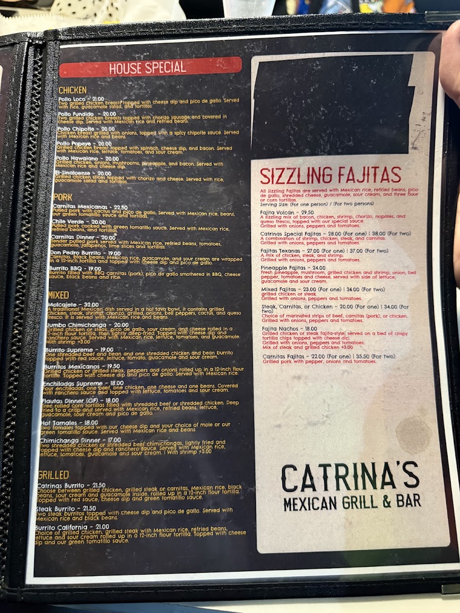 Catrinas Mexican Grill & Bar Photo Menu 2