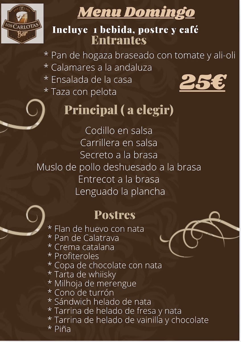 Bar Los Carlotas Photo Menu 2