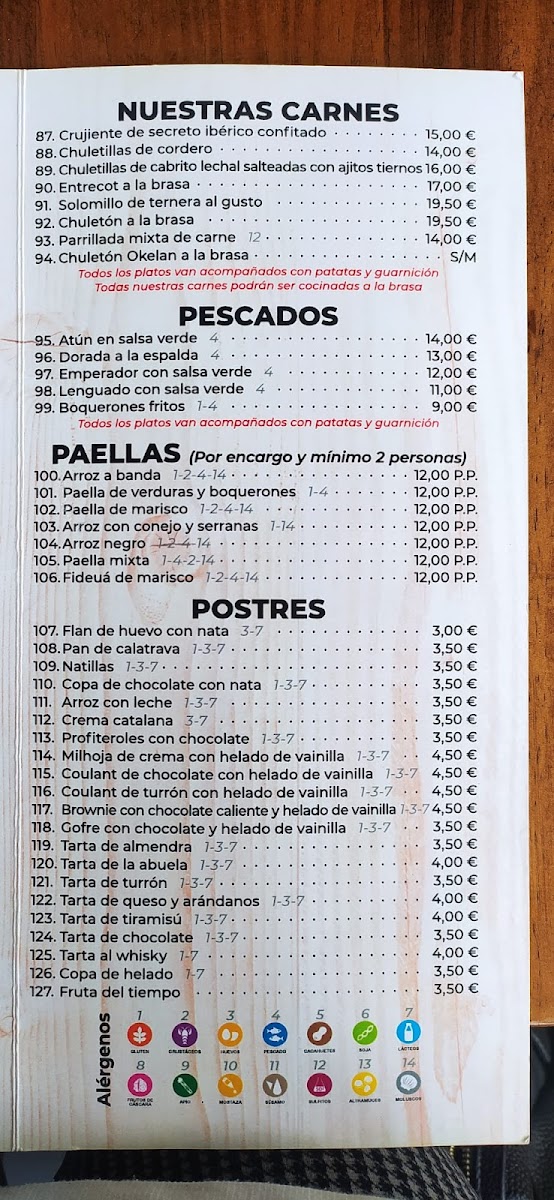 Bar Los Carlotas Photo Menu 8
