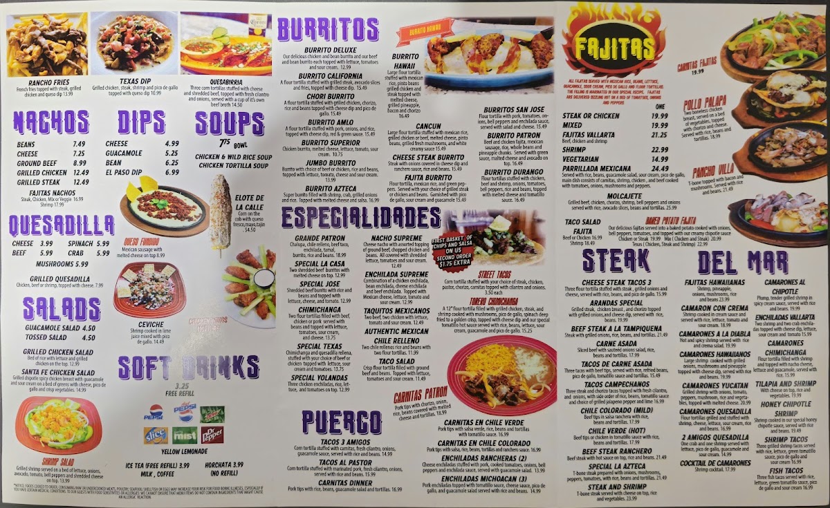 Don Patron Mexican Restaurant Photo Menu 2
