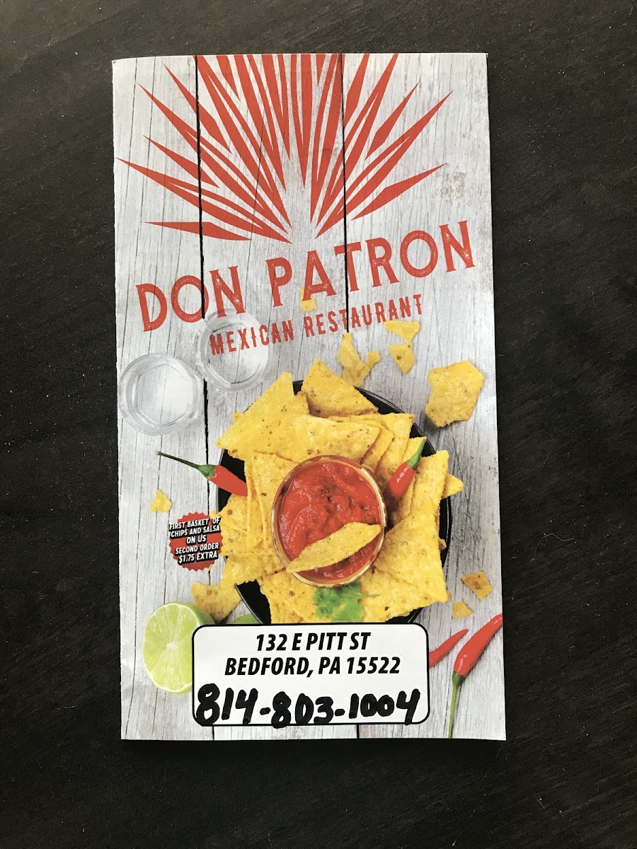 Don Patron Mexican Restaurant Photo Menu 8