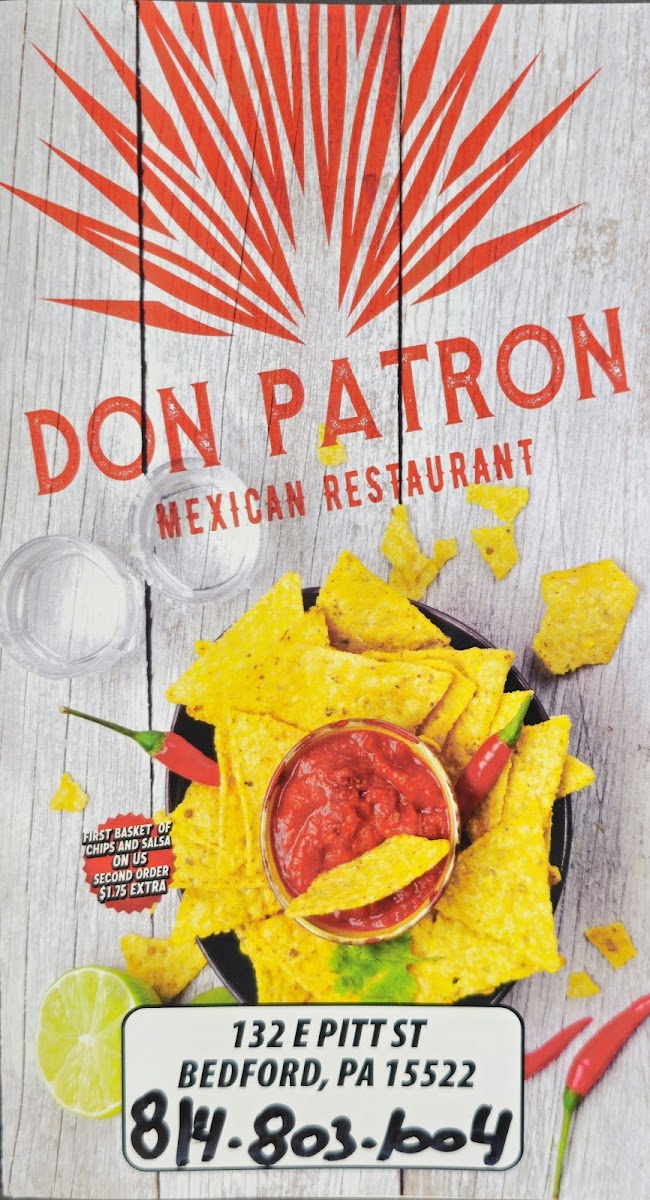 Don Patron Mexican Restaurant Photo Menu 9