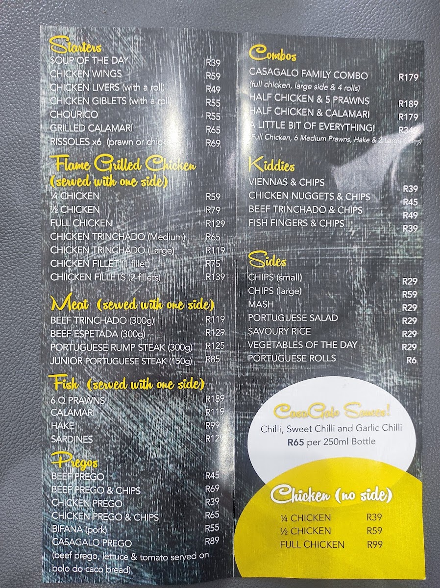 Casa Galo Meyersdal Photo Menu 3