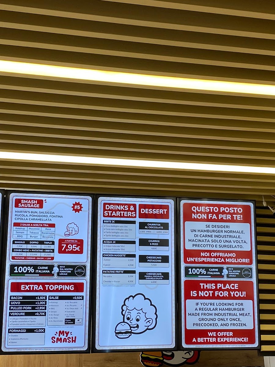 My Smash - burger Pisa Photo Menu 1
