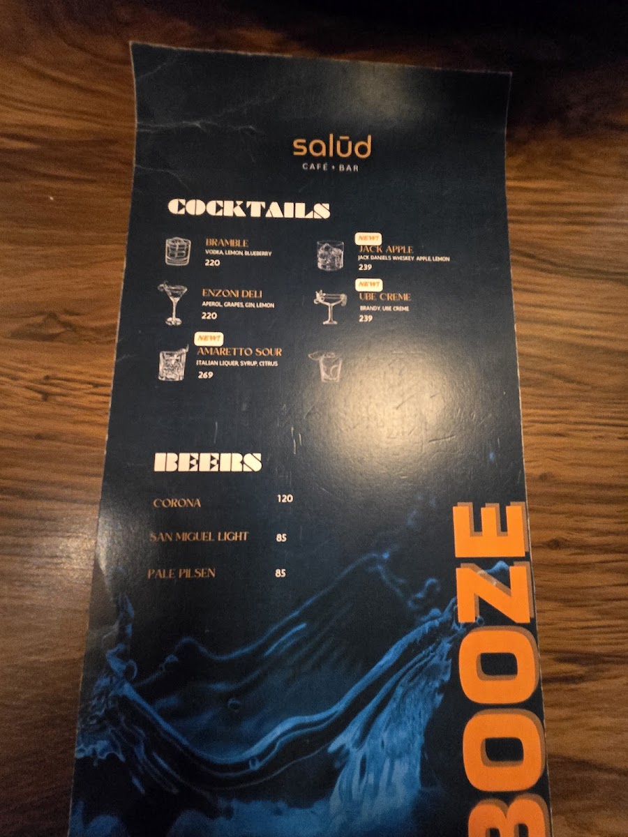 Salud Cafe + Bar Photo Menu 2