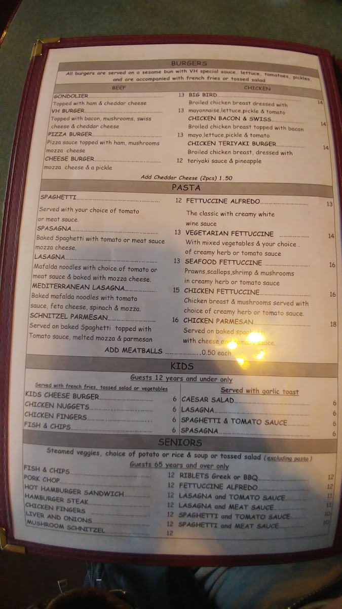 Venice House Pizza / Murphy's Pub Photo Menu 7