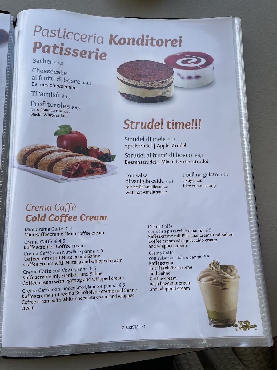 Bar Gelateria Cristallo Photo Menu 1