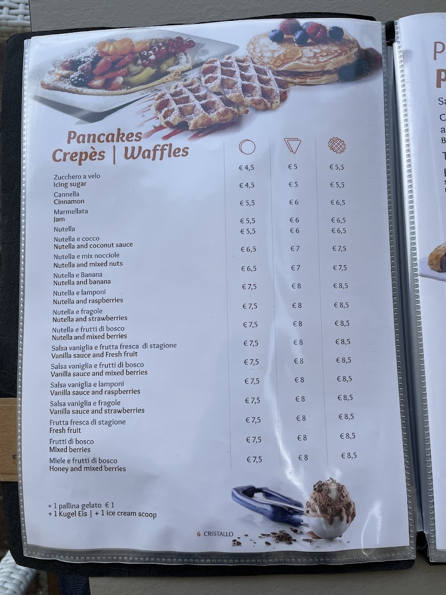 Bar Gelateria Cristallo Photo Menu 5