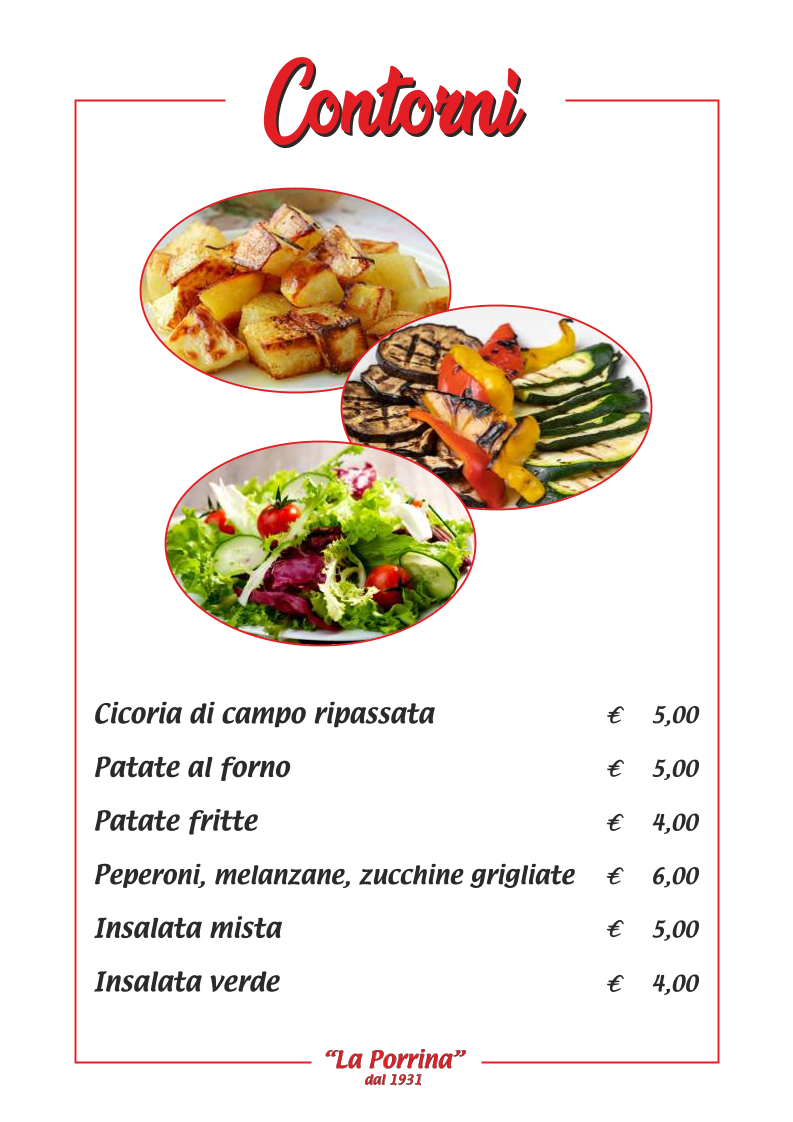 Ristorante La Porrina Photo Menu 3