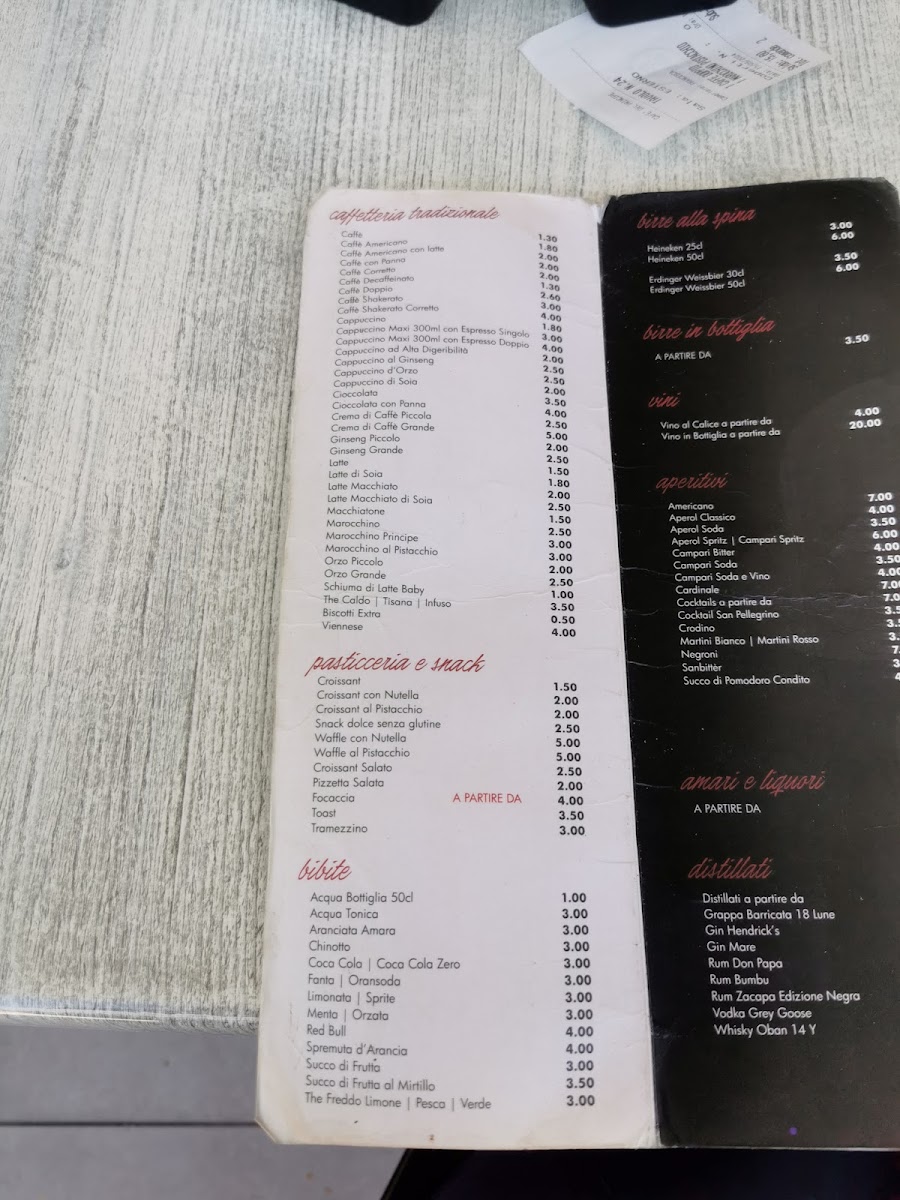 Café Del Principe Photo Menu 1