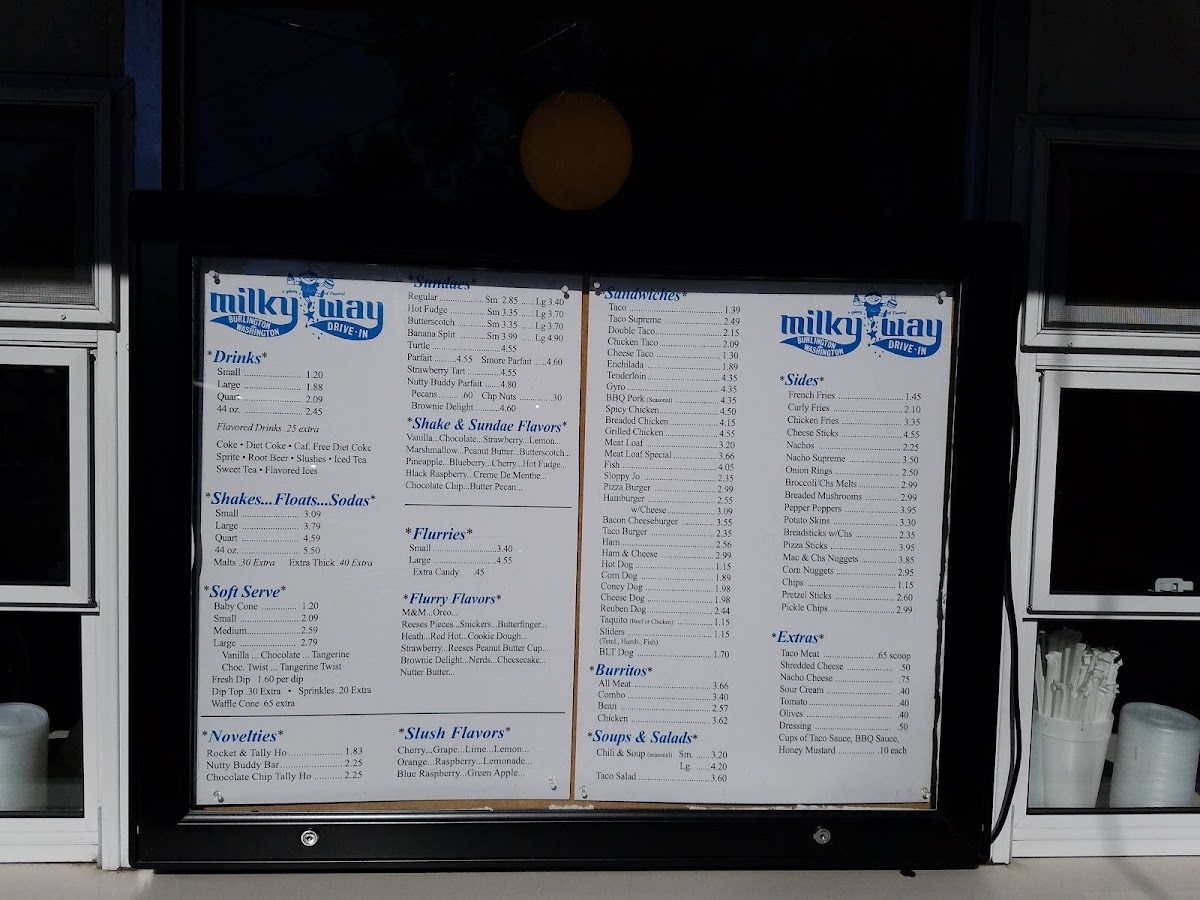 Milky Way Photo Menu 5