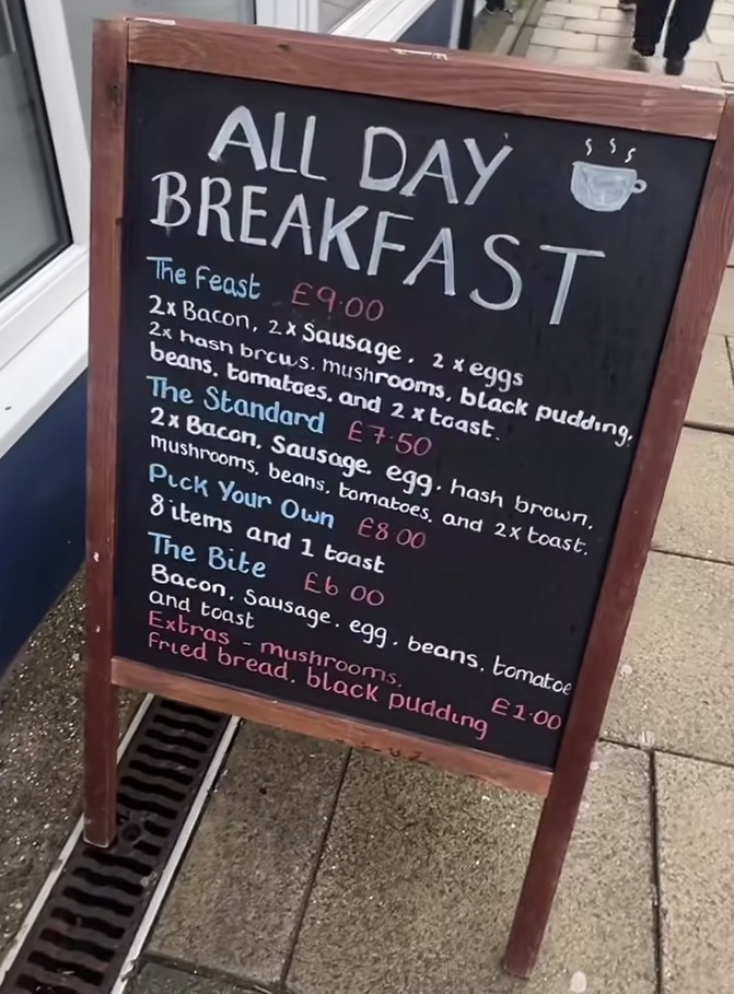 the Latte Lounge Bridlington Photo Menu 4