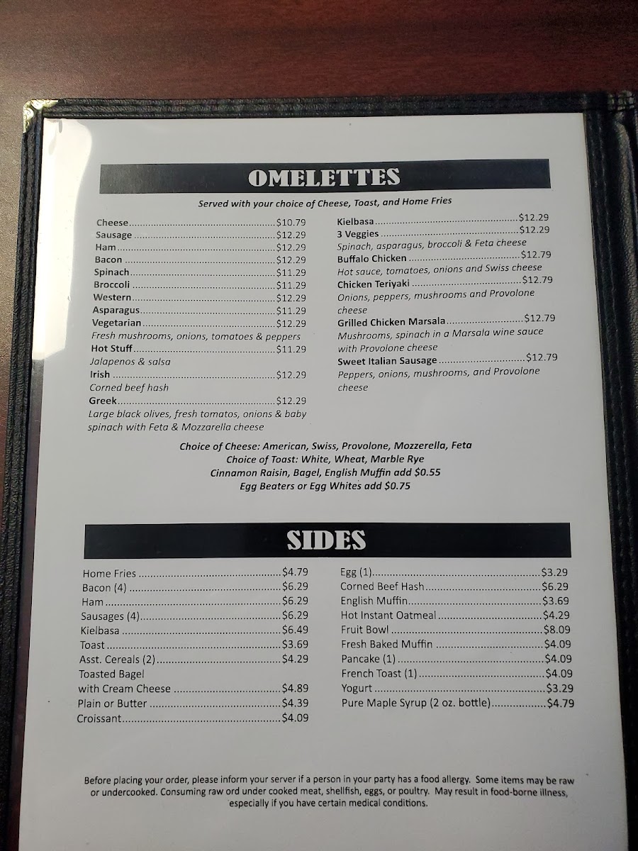 Doty’s Diner Photo Menu 3