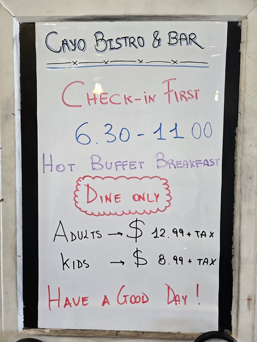 Cayo Bistro & Bar Photo Menu 5