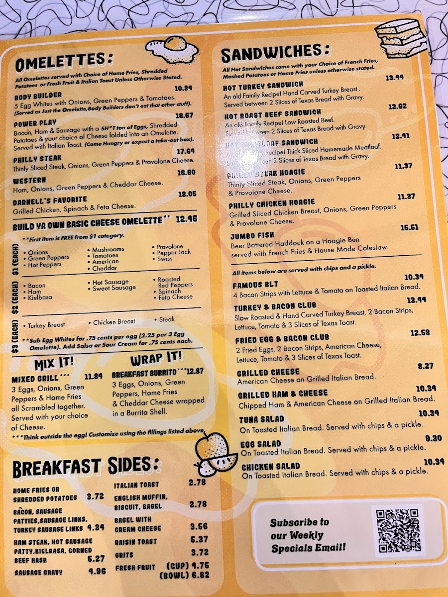 Kelly O's Diner Warrendale Photo Menu 4