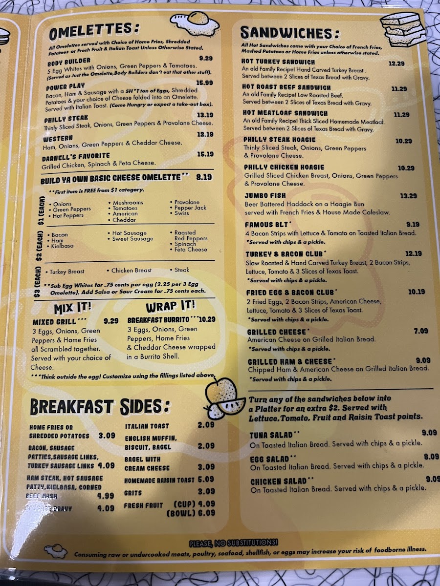 Kelly O's Diner Warrendale Photo Menu 9